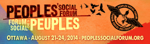 People's social forum banner